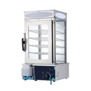 New Food Processing Machinery Commercial Kitchen Equipment 5 Layer Electric Stainless Steel Bun Steamer Bread Food Warmer