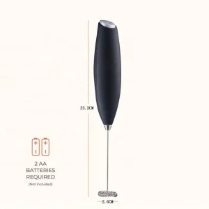 New Handheld Electric Whisk Foam Maker Milk Frother Stainless Steel Wand Automatic Eco Friendly for Kitchen Coffee Use