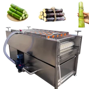 New Model 36 Brushes Sugarcane Washing Machine High Output Sugarcane Peeling & Cleaning Machine