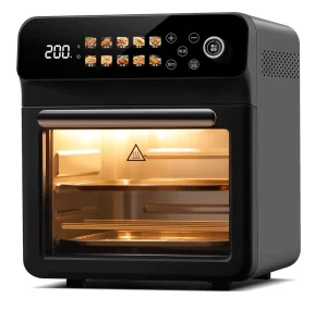 New Smart Multi function Electric Air Fryer Oven Stainless Steel 10L Capacity Digital Control Household Outdoor Use Dutch
