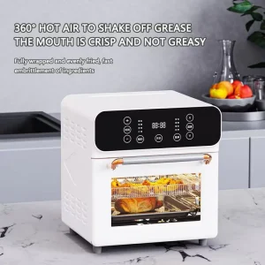 New Square Modern Electric Digital Household Air Fryer Oven 10.1-20L Oil Free Touchscreen Observation Window Energy Saving