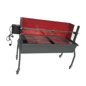 New Style Charcoal Bbq Rotisserie Spit with Windshield