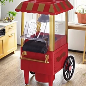 New Style Mini 1106 Electric Popcorn Maker Machine Hot Air Household Kitchen Appliance Durable Plastic Material