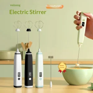 New Style Wireless Digital Electric 36V Milk Frother Household Handheld Egg Beater Coffee Frother Milk Mixer Milk Maker