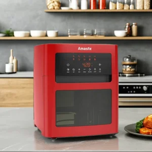 New Touch Screen Air Fryer 15 Liter Oil Free Friteuse Air Fryer Oven 10 in 1 Electric Deep Fryer Machine Kitchen