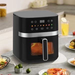 New Touch Screen Air Fryer 7L Smart Digital Air Fryers With Window
