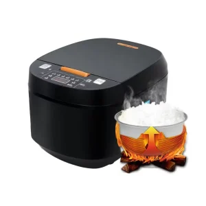 New Type Digital Timer Control 5.1-6.0L Aluminum Alloy Liner Square Design Multi Rice Cooker