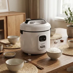 New Type Drum Rice Cooker 6L Large Capacity Electric Powered Non-Stick Pot for Traditional Home Cooking