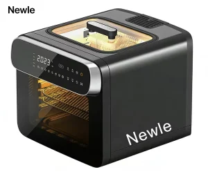 Newle 13L Air Fryer Digital Oven with Oversized Visible Windows Fast Cooking LED Screen Kitchen Appliance