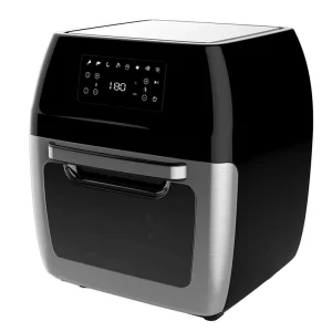 Newly Design 1800W 12L Capacity Electric Air Fryer Oven with LED Menu Display