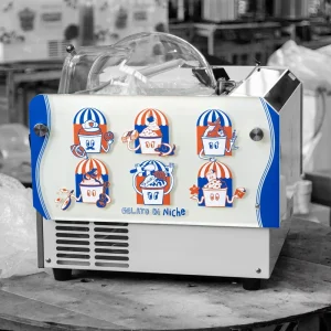 Night Keep Fresh All in One Countertop Hard Ice Cream Maker for Coffee Shop Miles Galaxy Pro V1 Cafe Speciality