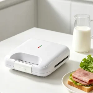 Ningbo Factory JD20305 2 Slice Sandwich Maker OEM Custom Mold Plates Household Breakfast Grill