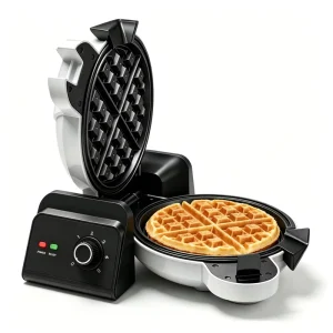 Ningbo Factory Supply Upright Top Pour Waffle Maker 5 Level Browning Control