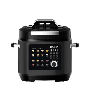 Non Stick Coating Inner Pot Household Pressure Cooker 5L 6L 8L Electric Pressure Cooker with Air Fryer