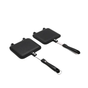 Non Stick Double Sided Fry Pans Grill Breakfast Machine Sandwich Maker for Bread Toast