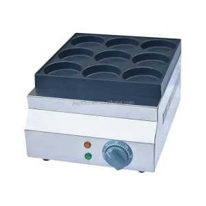 Non-Stick Electric 9-Hole Multi-Function Egg Waffle Hamburger Pancake Maker 2.5KW CE Certified 6-Month Warranty