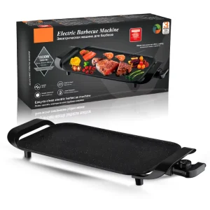 Non Stick Indoor Smokeless Electric Grill Bbq Stainless Steel Griddles Barbeque Electric Grills