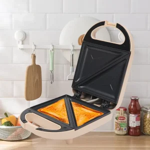 Non Stick Sandwich Maker with Customized Logo Mini Waffle Maker Crepe Pancake Maker