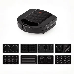Non Stick Surface 750W Electric Sandwich Maker Detachable Plates 2 Slice Sandwich Maker