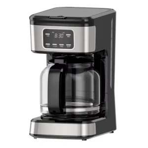 Non Stick Warm Plate Drip Coffee Maker Semi Automatic Touch Screen Coffee Machine