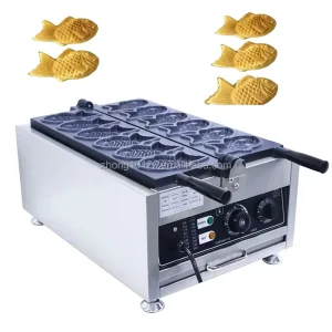 Non stick Commercial Taiyaki Machine Fish Waffle Molde Para Taiyaki Maquina Taiyaki Maker