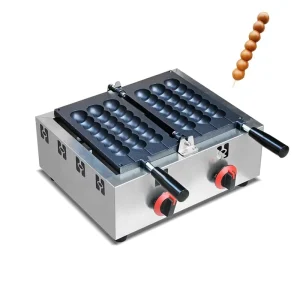 Non stick Takoyaki Skewer Maker Gas Type Round Ball Shape Waffle Baker Small Snack Home Kitchen