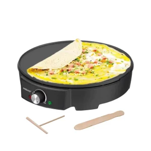 Nonstick 12 inch Electric Crepe Maker Led Indicator Light Pancake Maker
