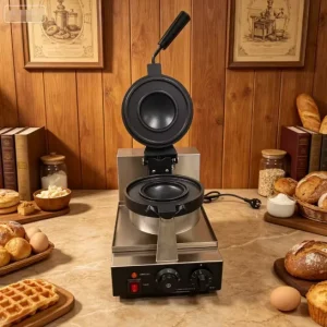 Nonstick Coated Street Snack Sandwich Bread Machines Commercial Stainless Steel UFO Burger Maker Machine