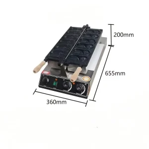 Nonstick Crocs Shoes Shaped Waffle Maker Electric Machine for Making Snacks Breakfast Afternoon Treats FY 1101XZ.D