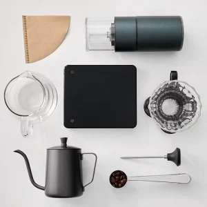 Nordic Minimalist Pour-over Coffee Maker Set Home Manual Coffee Grinder Complete Outdoor Sharing Pot Kettle Coffee