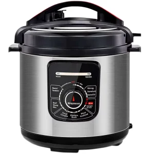 OEM 5L 6L Electric Pressure Rice Cooker Non Stick Inner Pot 1600W Stainless Steel Digital Control Household Use