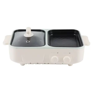 OEM 600W Countertop Electric Grill Hotpot Cast Iron with Non Stick US Plug for Hotels