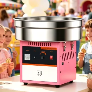 OEM Commercial Cotton Candy Machine Stainless Steel Candy Floss Maker
