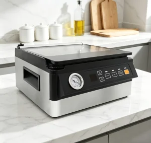 OEM Commercial and Household Vacuum Food Sealer 98KPA Compact Vacuum Sealer Machine Chamber Vacuum Sealer Machine With Gauge