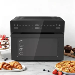 OEM Customizable 30L Air Fryer Oven 18 Function Oil Free Combo with Rotisserie & Bake Modes