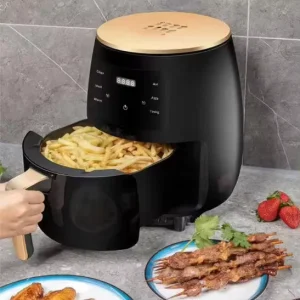 OEM Customized 4.1 5L Dual Digital Smart Industrial Air Fryer Oven Modern Electric Household Use