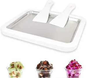 OEM Customized Compact PP 304 Stainless Steel Rolled Homemade DIY Fruit Ice Cream Maker