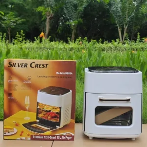OEM Electric Smart Touch Screen 15L Large Capacity Multi Function Air Fryer Oven White Glass Commercial China