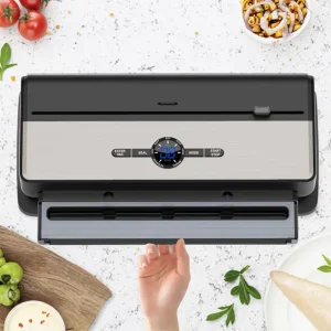 OEM Electric Vacuum Sealer With Start Kit Sealer Bag Dry Wet Modes Food Vacuum Food Machine for Sous Vide
