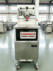 OEM Factory 25L Commercial Stainless Steel Gas & Electric Henny Penny KFC Broaster French Fries Pressure Deep Fryer