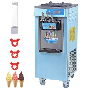 OEM Industrial Commercial 20-25L/H 3 Flavor 6L Ice Cream Making Machine