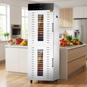 OEM ODM 32 Layer Stainless Steel Food Fruits and Vegetables Dehydrator Machine Professional Commercial Food Dehydrator