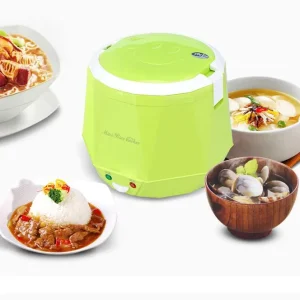 OEM ODM Custom Design Portable Travel 12v in Car Mounted Multicooker 24v Electric Mini Rice Cooker for Car Truck