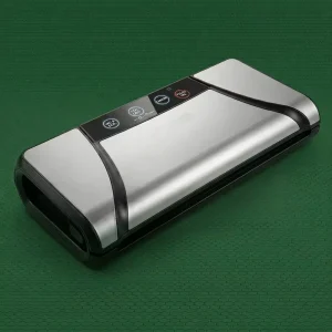 OEM ODM Electric Kitchen Semi Automatic Stainless Steel Vacuum Sealer Machine Portable Mini Food Saver Bag Sealer Household