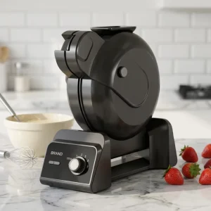 OEM ODM Factory Vertical Belgian Waffle Maker 220-240V Household Waffle Baker