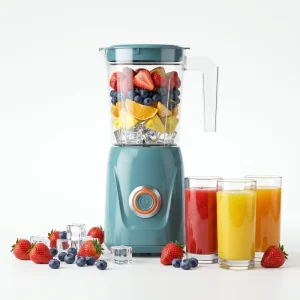 OEM Portable Electric Citrus Juicer Blender Machine for Kitchen Stainless Steel Blade 4 Blades 600ML Multi Functional