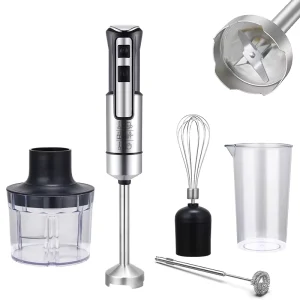 OEM Professional Electric Food Mixer Machine Hand Held Blender for Kitchen Multi Speed 500w 4 in 1 Blender Set