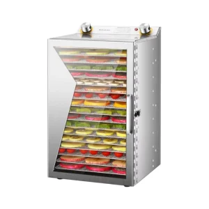 OEM Stainless Steel Food Dehydrator Compact Large Capacity Fruit Vegetable Dryer for Home Restaurant Application