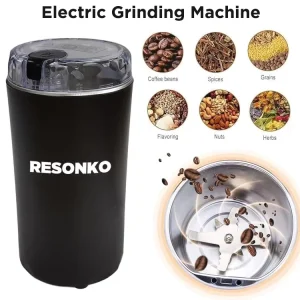 OEM Stainless Steel Mini Portable Electric Coffee Bean & Grain Grinder Milling Machine Household Use CG02