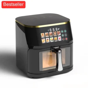 OEM Visualable Air Fryer Oven Multifunction Electric Smart Air Fryer Oven with Digital Touch Screen